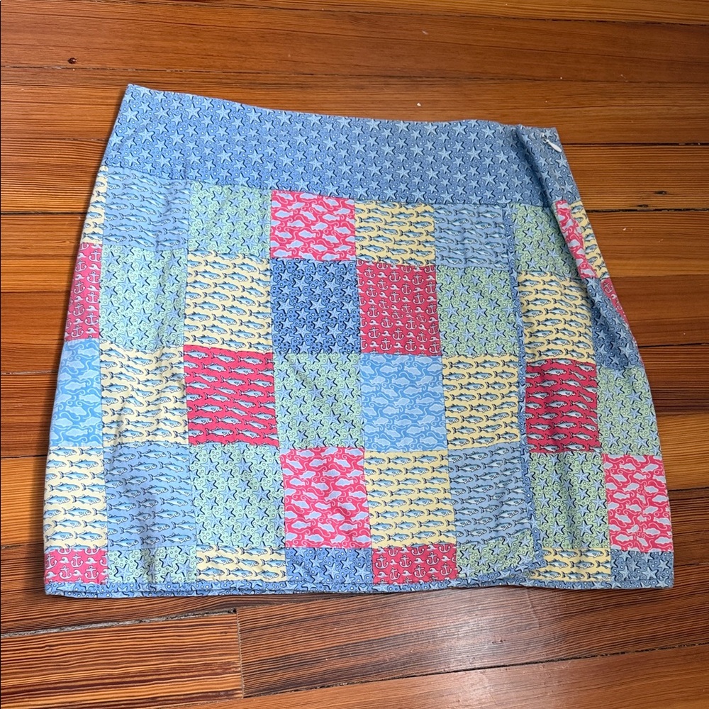 Vineyard Vines Multicolor Patchwork Mini Skirt - image 1